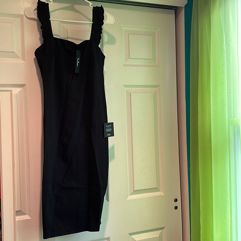 lulus black mini dress